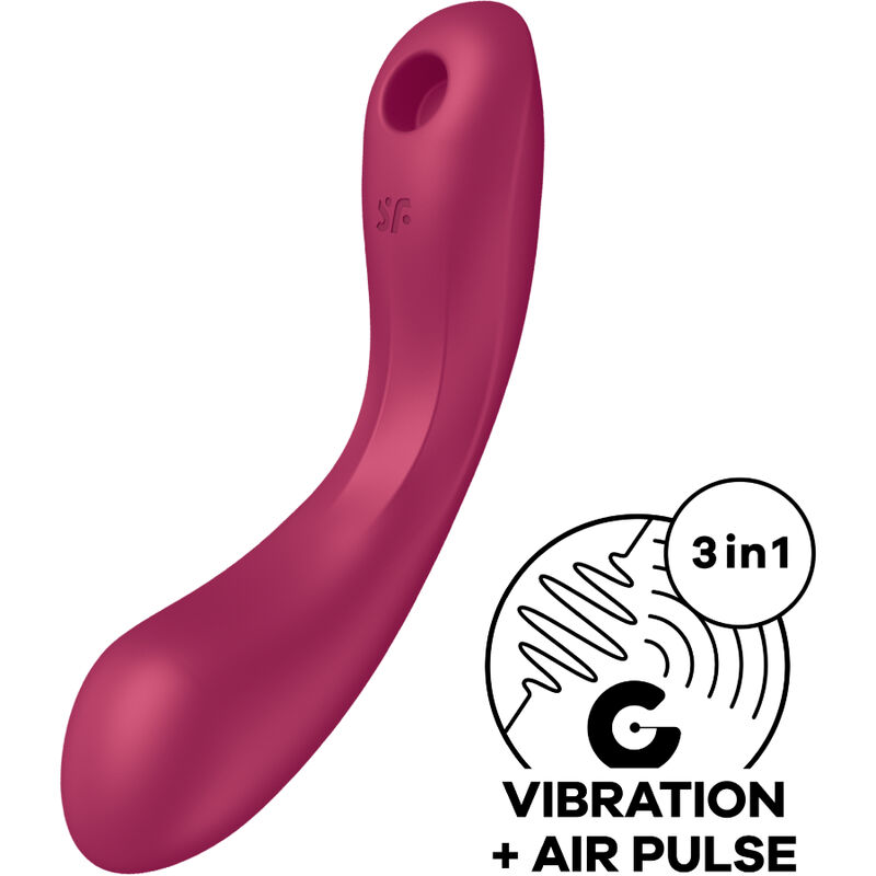 Stimulateur Trinity 1 air pulse gris ou rouge - SATISFYER