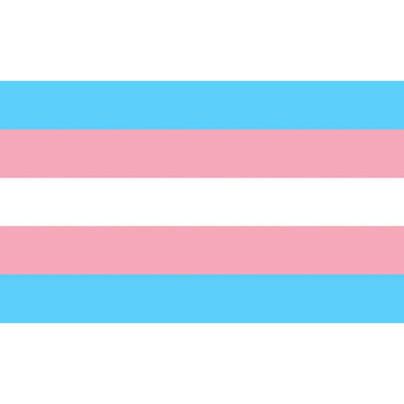 Drapeau couleur Transsexuel 90 par 150 cm - PRIDE