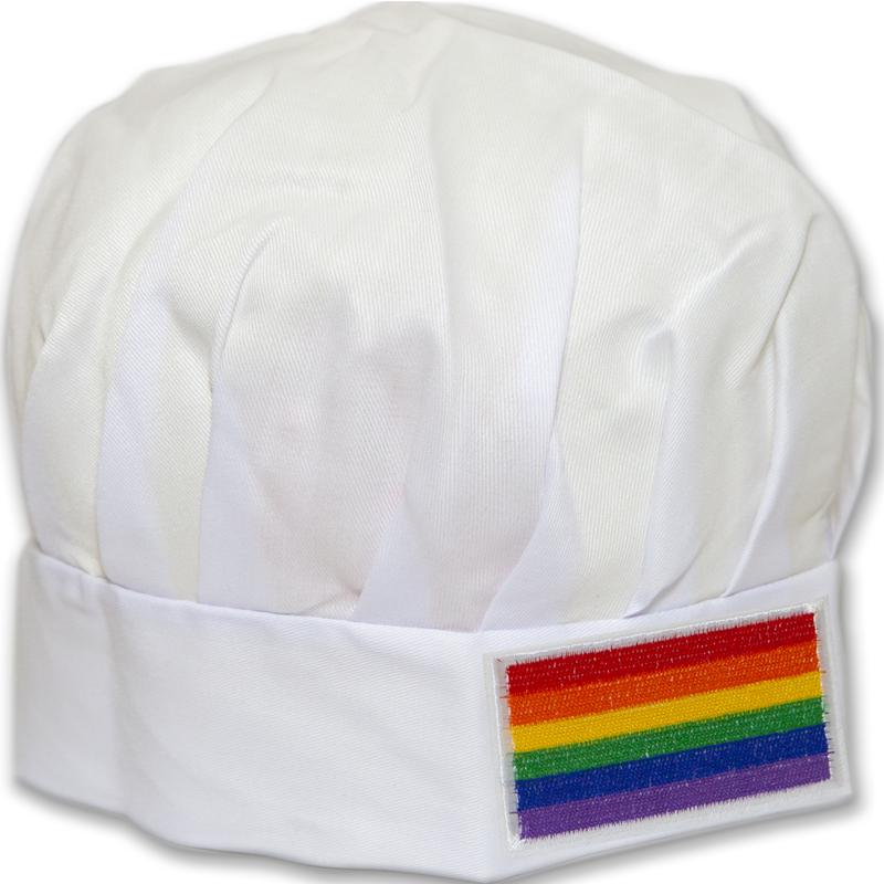 Toque de chef avec drapeau LGBT - PRIDE