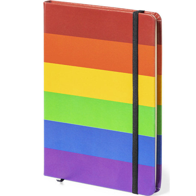 Bloc-notes drapeau LGBT 15*21 cm - PRIDE