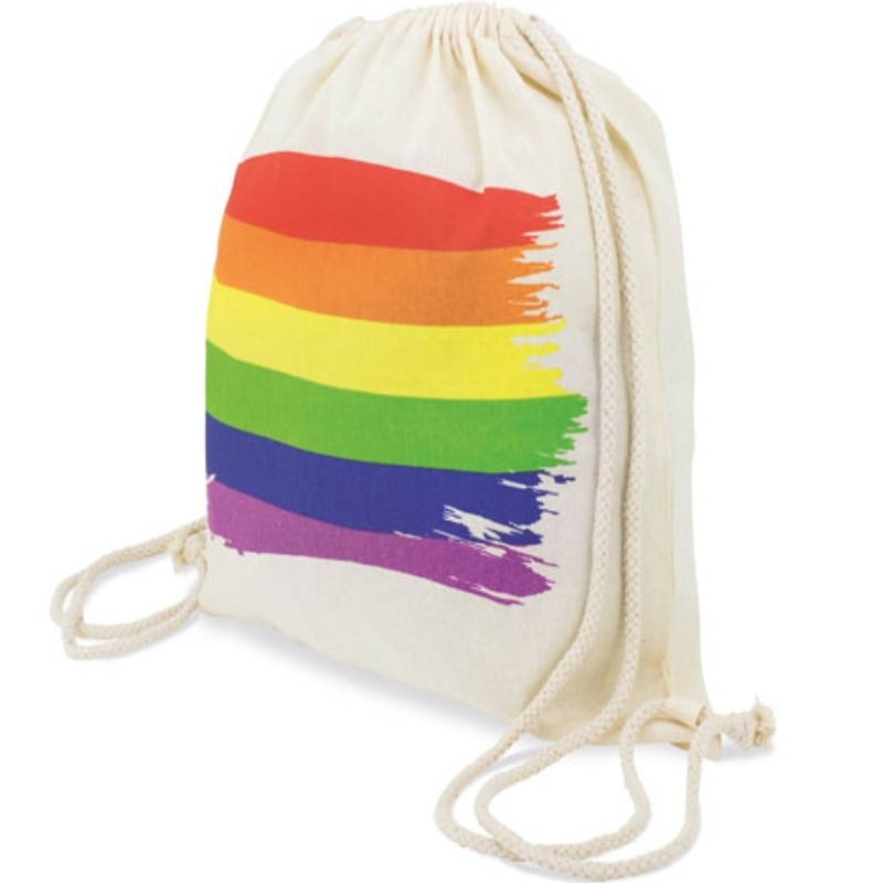 Sac à dos en coton drapeau LGBT - PRIDE