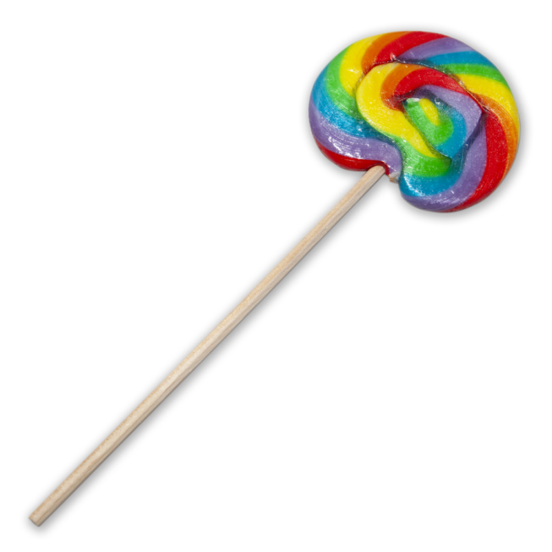 Sucette ronde petit gourmand couleur LGBT - PRIDE