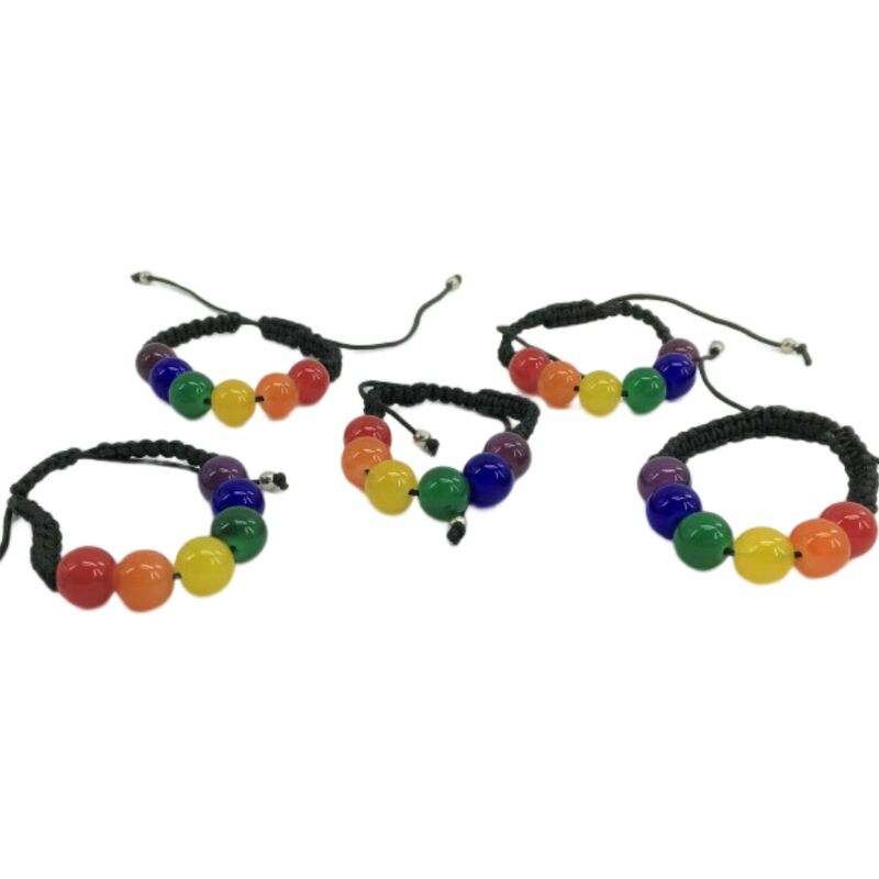 Bracelet petites billes couleur LGBT - PRIDE