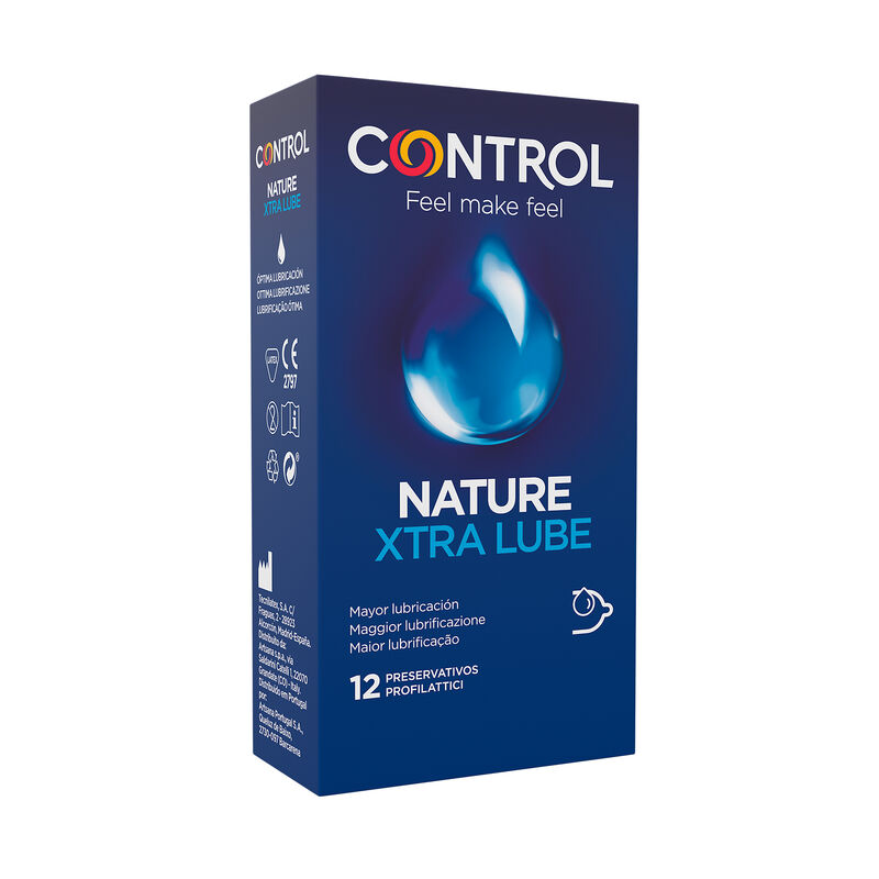 Préservatifs nature Xtra lube 12 unités – CONTROL