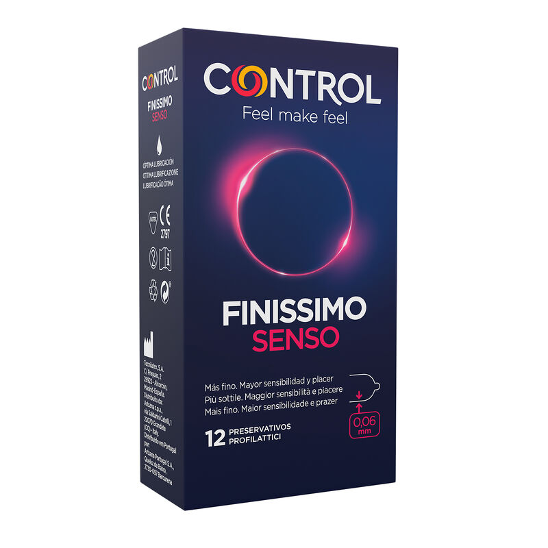 Préservatifs Finissimo Senso 12 unités – CONTROL