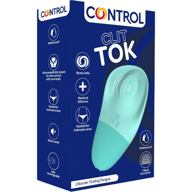 CONTROL – LANGUE STIMULATEUR DE CLITORIS RECHARGEABLE CLIT TOK