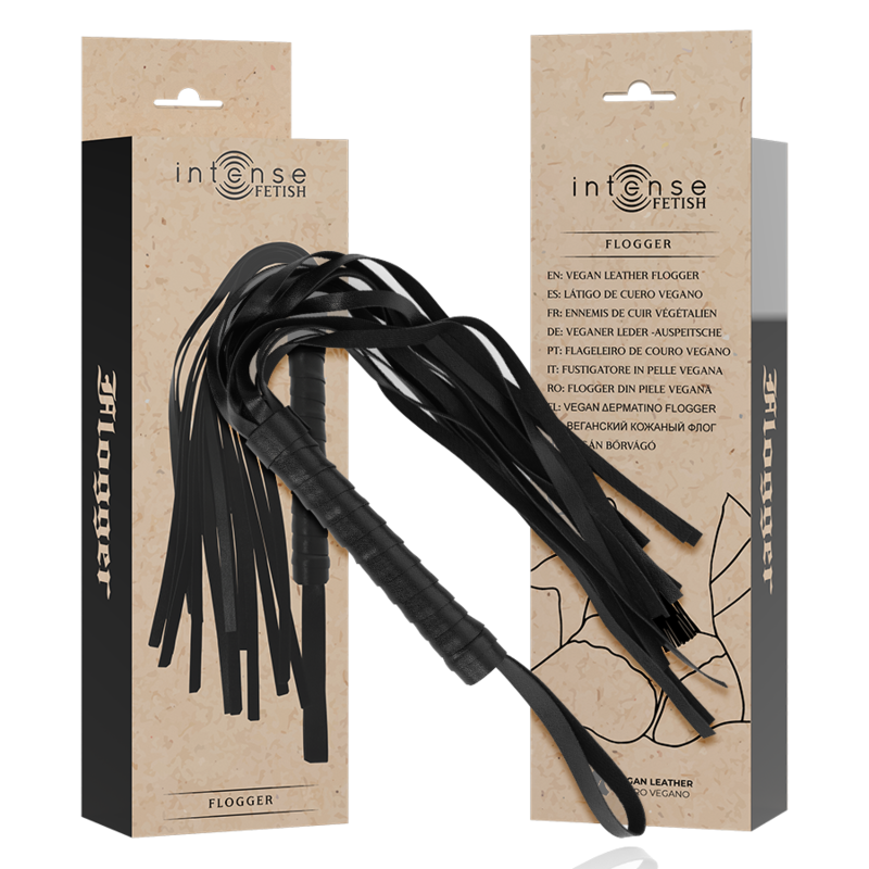 INTENSE FETISH  – FLOGGER EN CUIR VÉGÉTALIEN