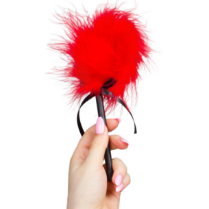 SECRETPLAY – DUSTER DE MARABOU ROUGE