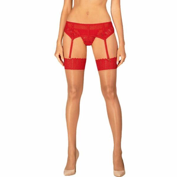 Bas rouge Ingridia M/L - OBSESSIVE