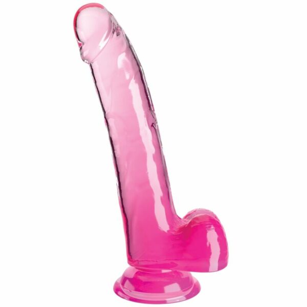 Gode transparent rose King Cock Clear 20,3 cm - PIPEDREAM