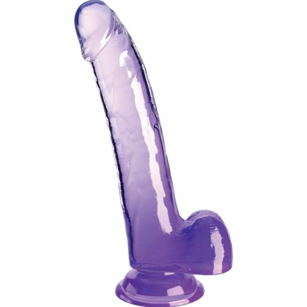 Gode transparent violet King Cock Clear 20,3 cm - PIPEDREAM