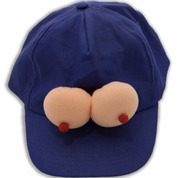 DIABLO PICANTE – CASQUETTE BLEUE AVEC SEINS