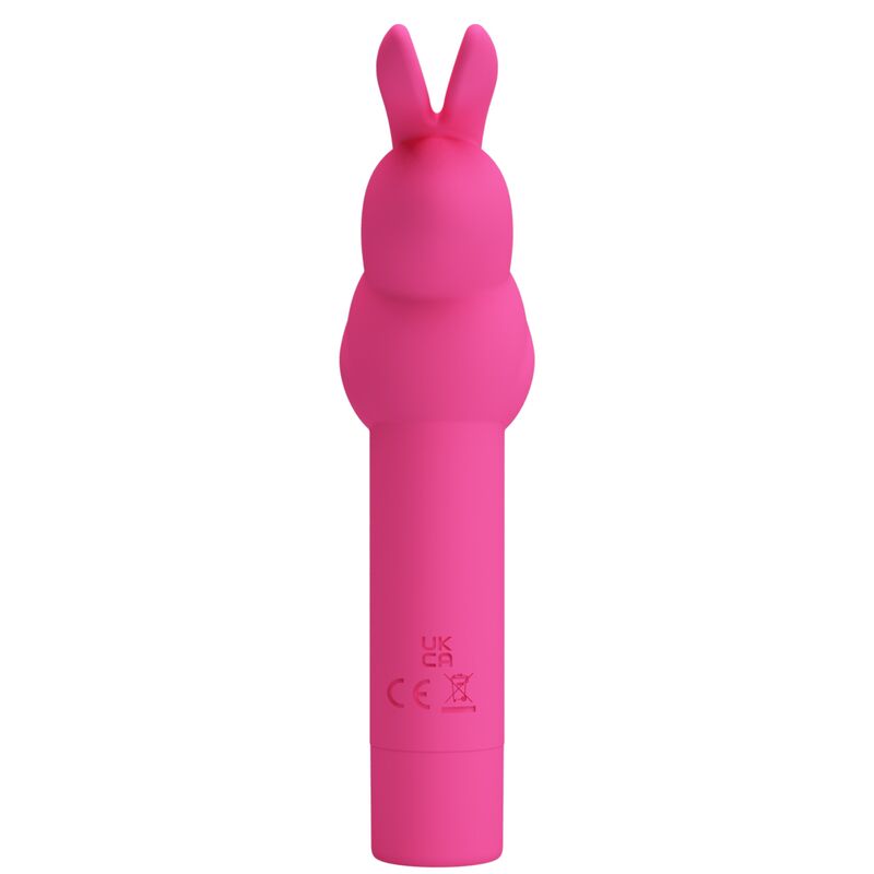 Stimulateur lapin clitoris en silicone rose - PRETTY LOVE