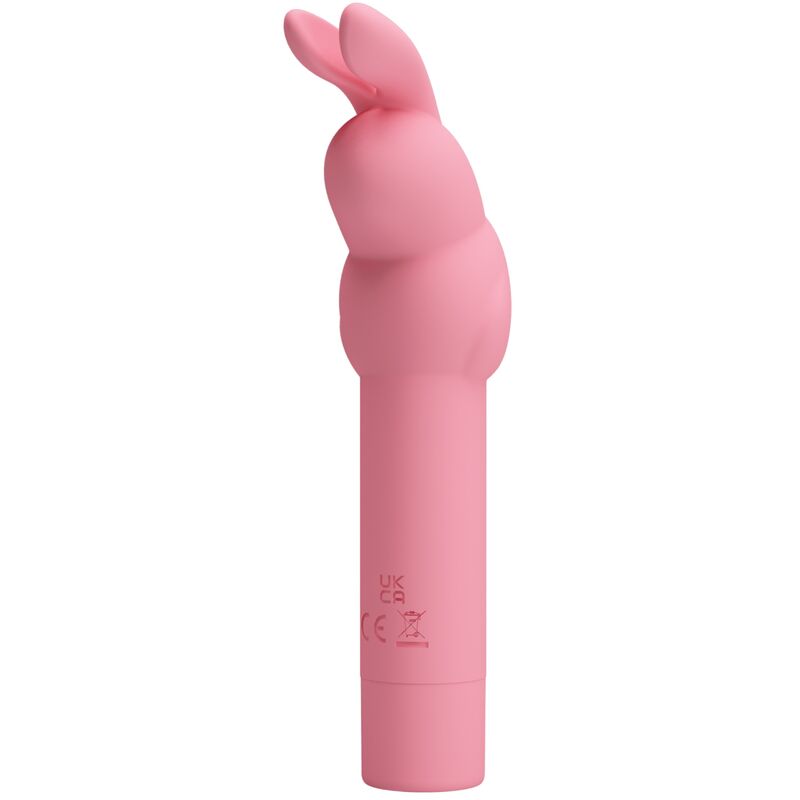 Vibromasseur en silicone lapin rose - PRETTY LOVE