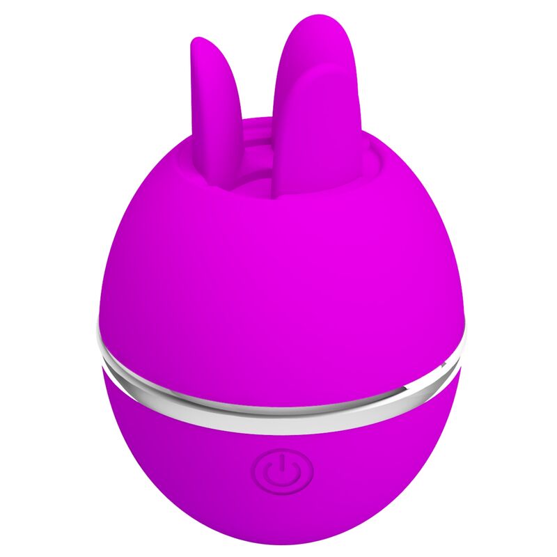 Vibromasseur rond en silicone fuchsia - PRETTY LOVE