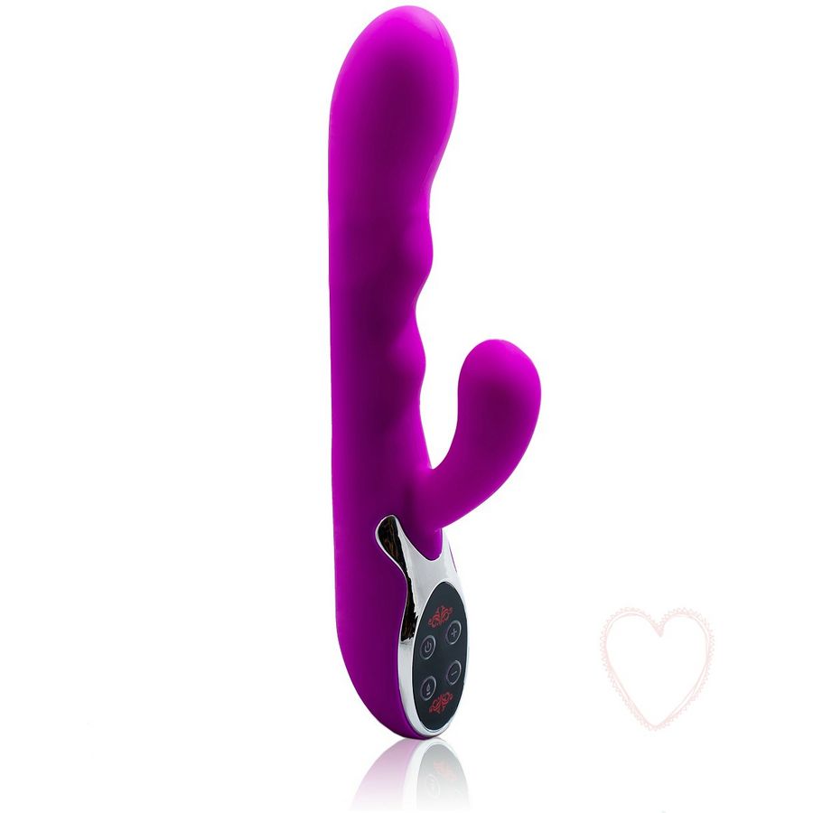 Vibromasseur Rabbit Crazy à 10 modes de vibration lilas – PRETTY LOVE