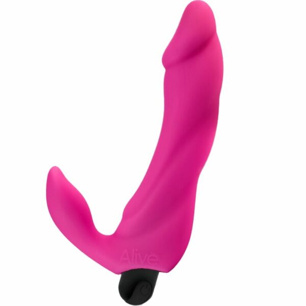 ALIVE - GODE VIBRATEUR BIFUN PRO ROSE 14,9 CM