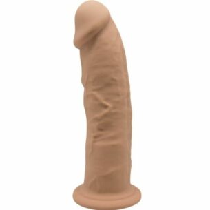 Gode réaliste 23 cm modèle 2 caramel en silicone - SILEXD