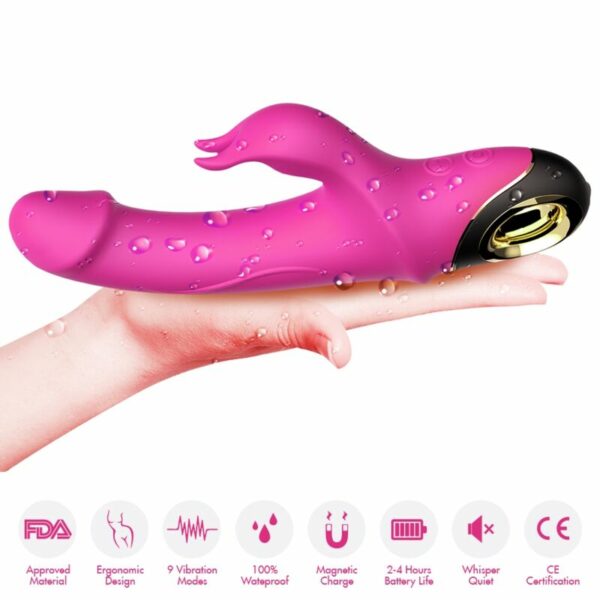 Sextoy Rabbit Meteor silicone fuchsia - ARMONY