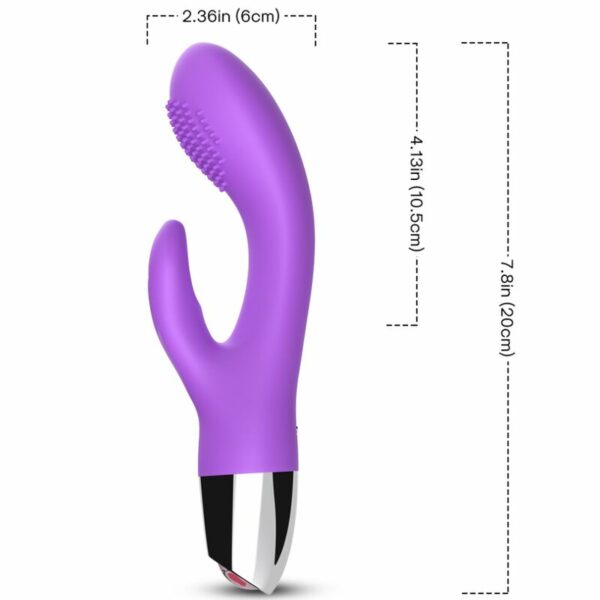 Sextoy Rabbit double stimulation silicone violet - ARMONY