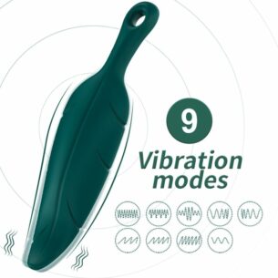 Vibrateur 9 modes de vibrations vert feuille - ARMONY