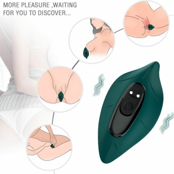 Vibrateur spécial clitoris avec télécommande verte - ARMONY