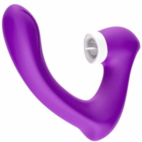 Stimulateur clitoris courbé violet - ARMONY