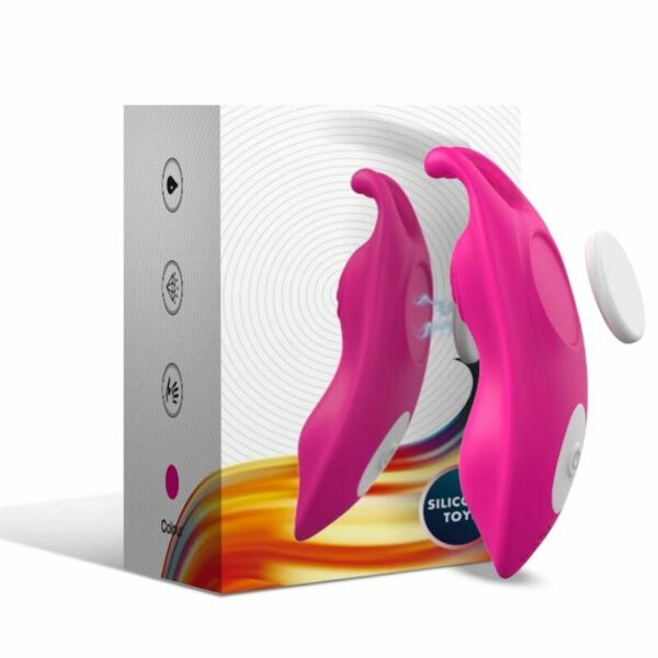 Vibrateur clitoris et point G connecté Honeybee pour placer dans culotte fuchsia - ARMONY