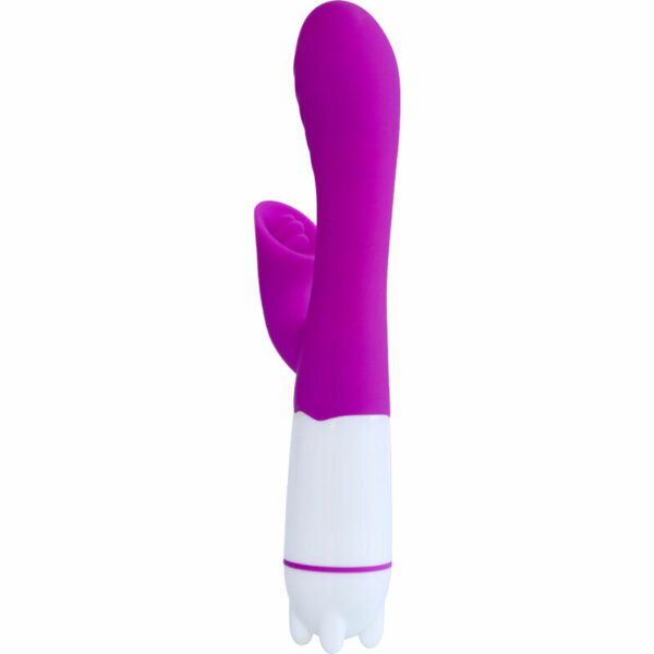 Vibromasseur Rabbit Happy avec langue rechargeable violet - ARMONY