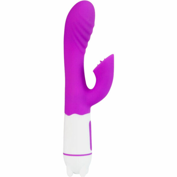 Vibromasseur Rabbit Happy avec langue rechargeable violet - ARMONY