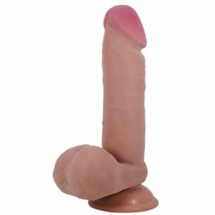 Gode réaliste Sliding Skin Flesh à ventouse 20,5 cm - PRETTY LOVE