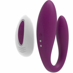 Vibromasseur pour couple Kitty violet avec télécommande - ARMONY