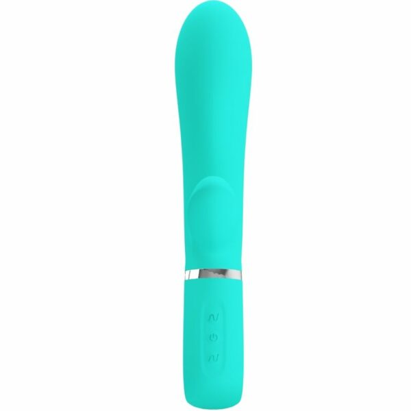 Sextoy clitoris et point G multifonction G-Spot Thomas vert aqua  - PRETTY LOVE