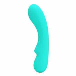 Stimulateur clitoris vibrant rechargeable Prescott vert aqua - PRETTY LOVE