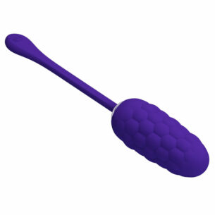 Œuf vibrant Texturé rechargeable violet - PRETTY LOVE