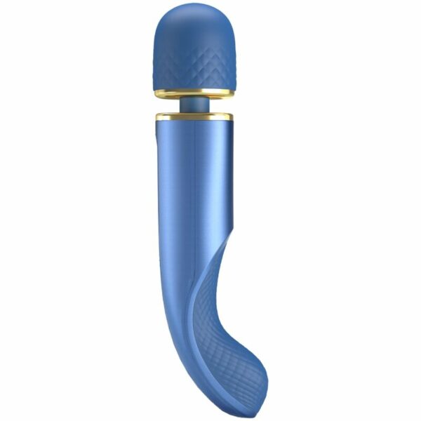 Stimulateur Wand 7 modes de vibrations bleu - PRETTY LOVE