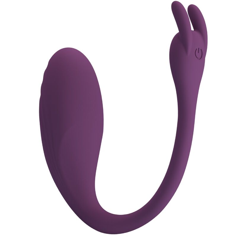 Sextoy Clitoris et Point G connecté violet - PRETTY LOVE