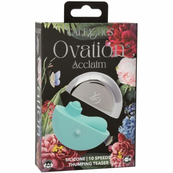 Stimulateur à clitoris Acclaim vert aqua - CALIFORNIA EXOTICS