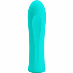 Gode vibrant 12 fonctions Alfreda vert aqua - PRETTY LOVE