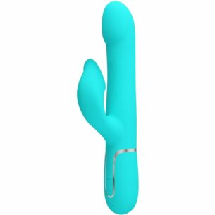 Sextoy Rabbit Perle vert aqua - PRETTY LOVE