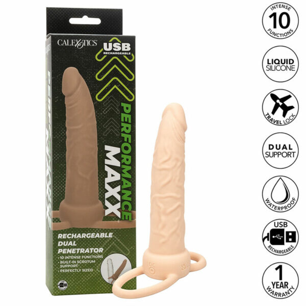 Gode réaliste silicone 14 cm clair - CALIFORNIA EXOTICS