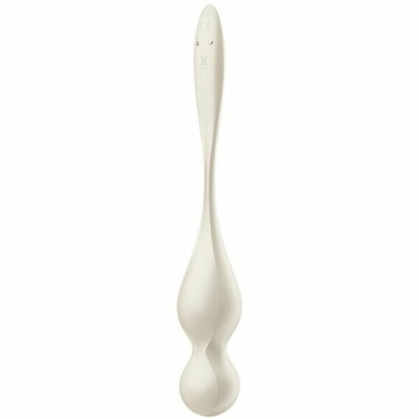 Boules de Kegel vibrante Love Birds blanche - SATISFYER