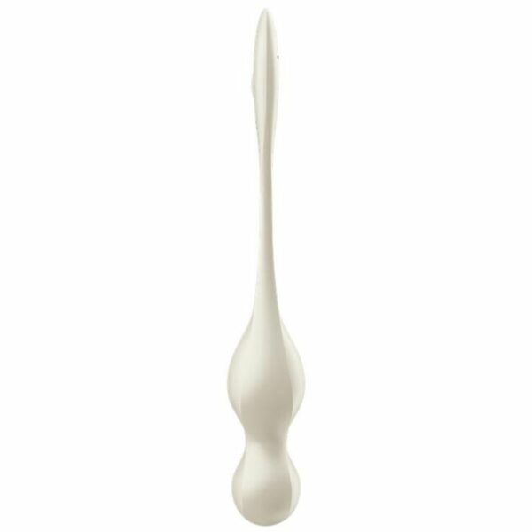 Boules de Kegel vibrante Love Birds blanche - SATISFYER