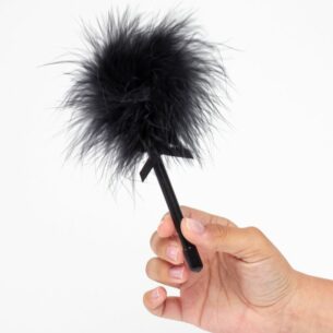 Plumeau noir mini Duster - SECRET PLAY