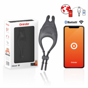 Anneau vibrant avec stimulateur de clitoris pour couple connecté - ONINDER