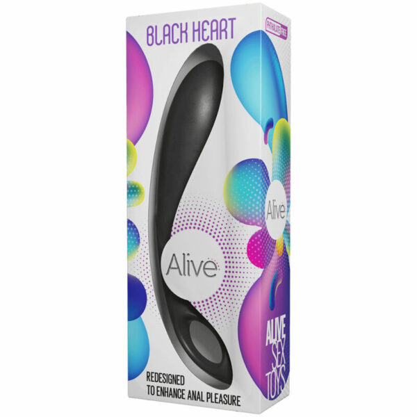 Stimulateur anal Black Heart – ALIVE