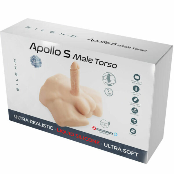 Torse homme réaliste Apollo S - SILEXD