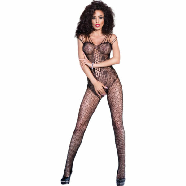 Bodystocking negro CR 4233 talla S/M - CHILIROSE