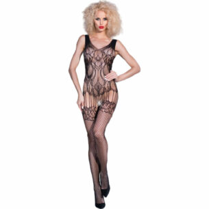 Bodystocking noir CR 4232 taille S/M - CHILIROSE