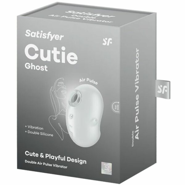 Vibrateur spécial clitoris Cutie Ghost blanc - SATISFYER